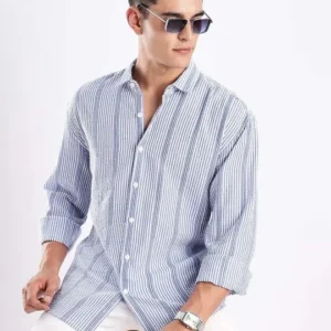 Men's Regular-Fit Stripe Shirt – Style 906