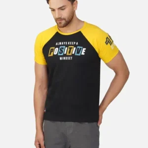 Men's Regular-Fit Typography-Print Cotton T-Shirt – Style 800