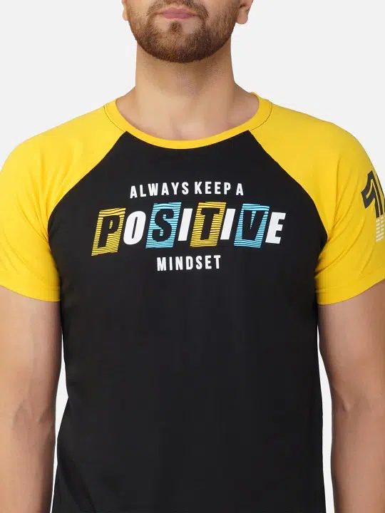 Men's Regular-Fit Typography-Print Cotton T-Shirt – Style 800