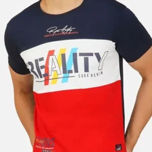 Men's Regular-Fit Typography-Print Cotton T-Shirt – Style 813