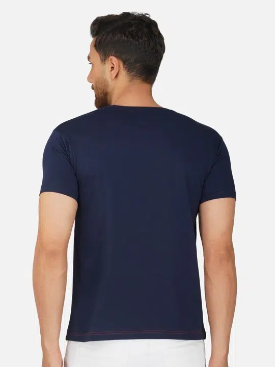 Men's Regular-Fit Typography-Print Cotton T-Shirt – Style 813