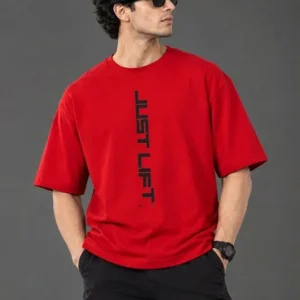 Men's Regular-Fit Typography-Print Pure Cotton T-Shirt – Style 564
