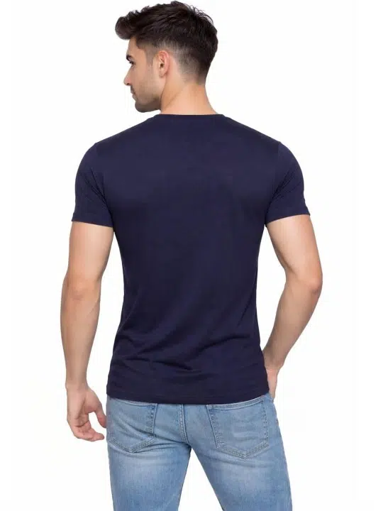 Men's Regular-Fit Typography-Print T-Shirt – Style 168