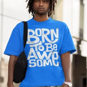 Men's Regular-Fit Typography-Print T-Shirt – Style 170