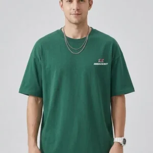 Men's Regular-Fit Typography-Print T-Shirt – Style 196