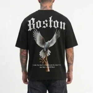 Men's Regular-Fit Typography-Print T-Shirt – Style 716