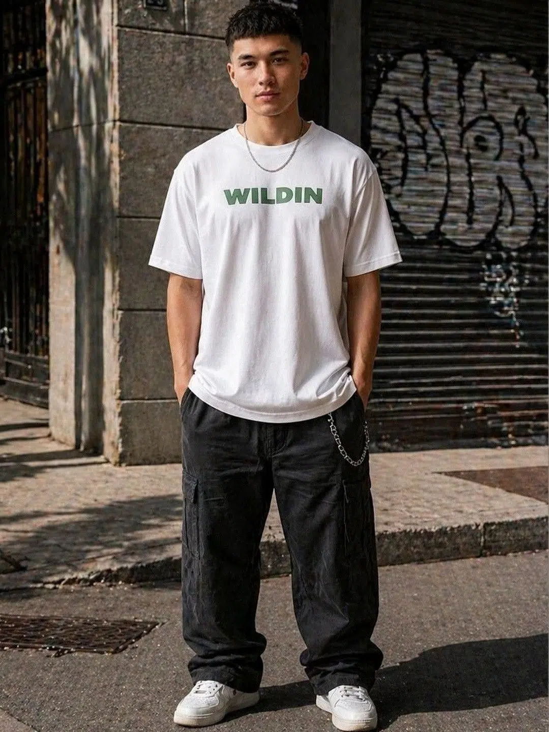 Men's Regular-Fit Typography-Print T-Shirt – Style 920