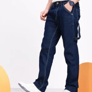 Men's Relaxed-Fit Cargo Stretch Jeans – Style 490