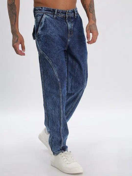 Men's Relaxed-Fit High-Rise Jeans – Style 321