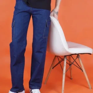 Men's Relaxed-Fit Mid-Rise Jeans – Style 107