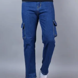 Men's Relaxed-Fit Mid-Rise Jeans – Style 128
