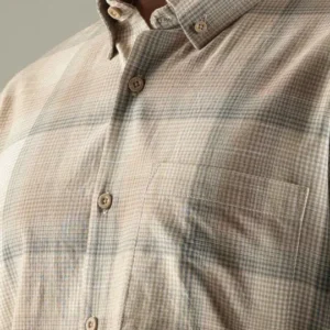 Men's Slim-Fit Check Shirt – Style 716