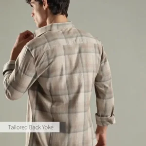 Men's Slim-Fit Check Shirt – Style 716
