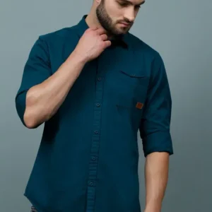 Men's Slim-Fit Cotton Shirt – Style 420