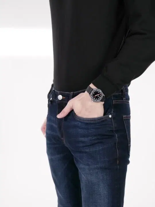 Men's Slim-Fit Heavy-Fade Stretch Jeans – Style 230