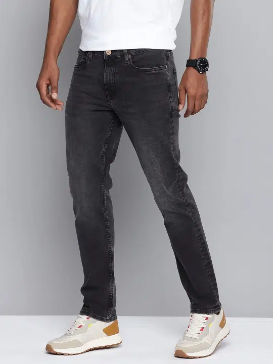 Men's Slim-Fit Heavy-Fade Stretch Jeans – Style 240