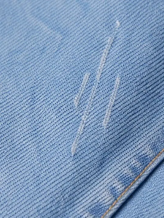 Men's Slim-Fit Mid-Rise Distressed Stretch Jeans – Style 557