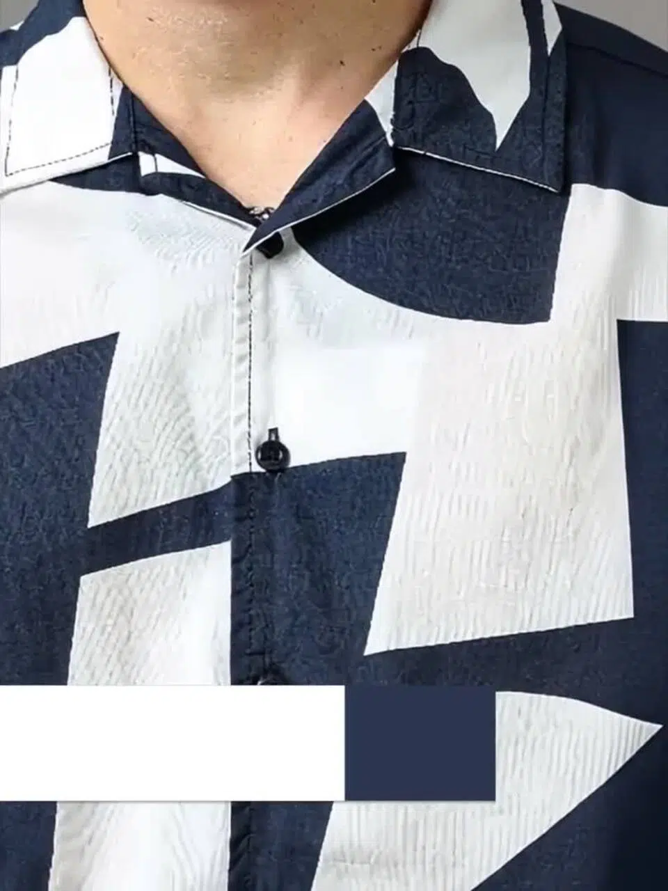 Men's Slim-Fit Print Shirt – Style 196
