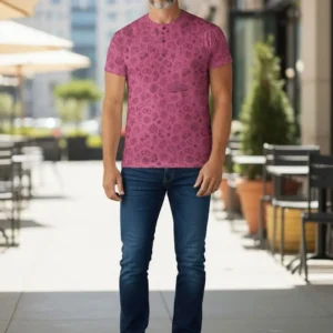Men's Slim-Fit Print T-Shirt – Style 621