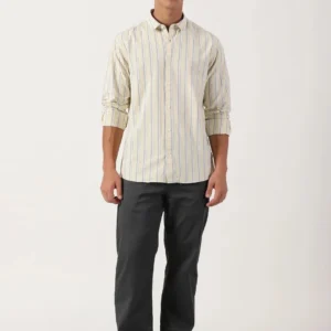 Men's Slim-Fit Stripe Shirt – Style 023