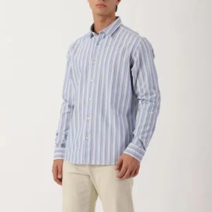 Men's Slim-Fit Stripe Shirt – Style 024