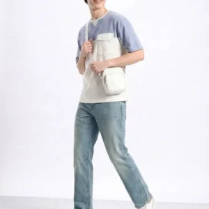 Men's Straight-Fit Heavy-Fade Jeans – Style 256