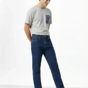 Men's Straight-Fit Mid-Rise Light-Fade Jeans – Style 626