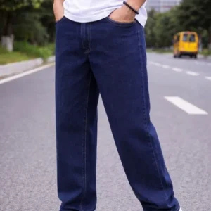 Men's Straight-Fit Mid-Rise Stretch Jeans – Style 325