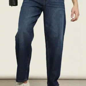Men's Straight-Fit Mid-Rise Stretch Jeans – Style 572