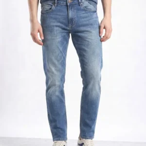 Men's Straight-Fit Stretch Jeans – Style 625