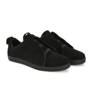 Men's Suede Slip-On Sneakers – Style 496