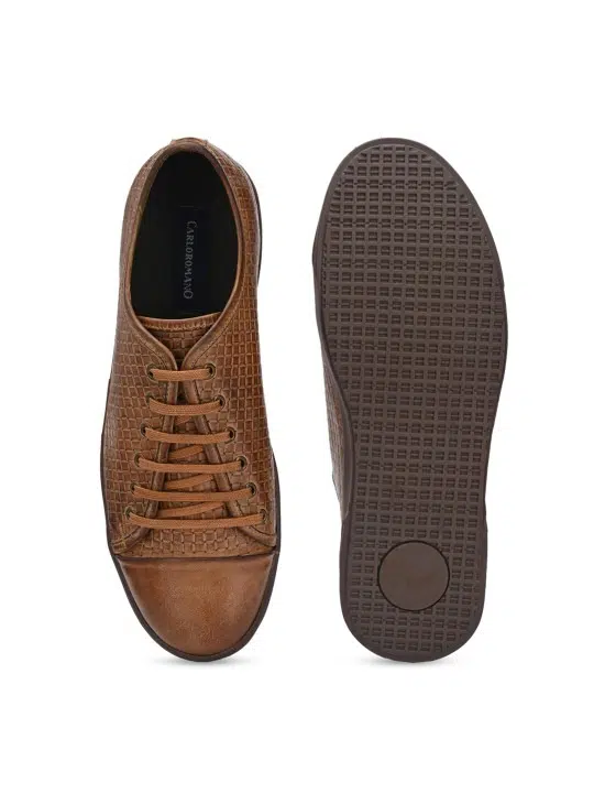 Men's Tan Sneakers – Style 738
