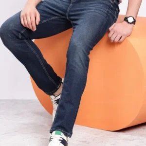 Men's Tapered-Fit Light-Fade Stretch Jeans – Style 464