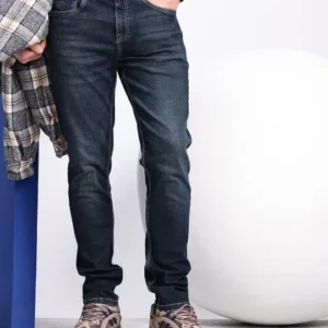 Men's Tapered-Fit Light-Fade Stretch Jeans – Style 489