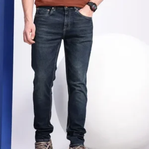 Men's Tapered-Fit Light-Fade Stretch Jeans – Style 489