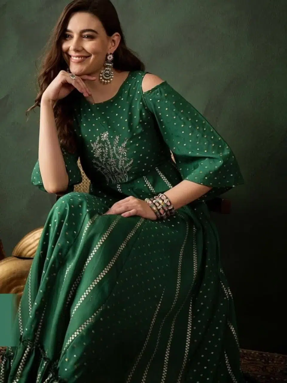 Women's Embroidered Ethnic Dress – Style 801