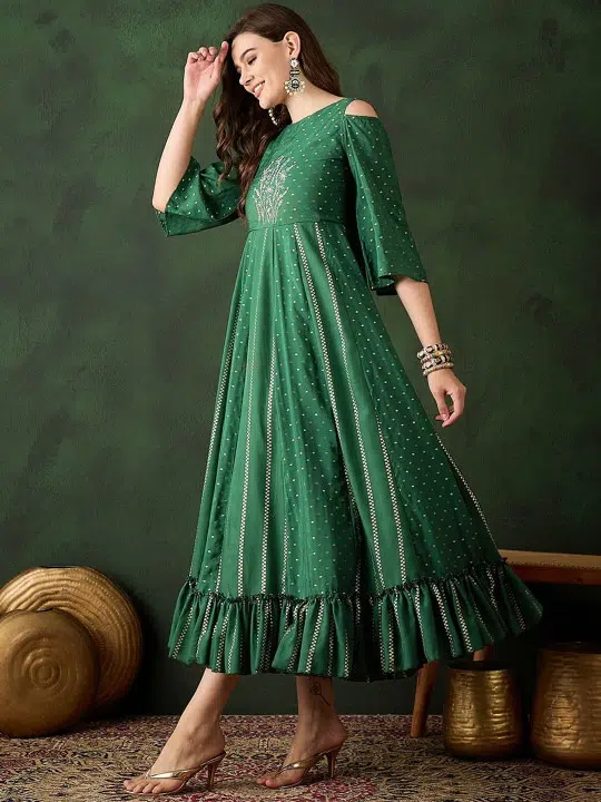 Women's Embroidered Ethnic Dress – Style 801