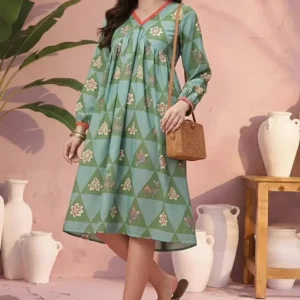 Women's Floral-Print Ethnic Dress – Style 983