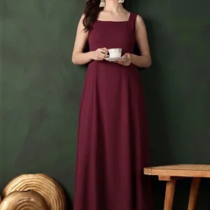 Women's Print A-Line Ethnic Dress – Style 636