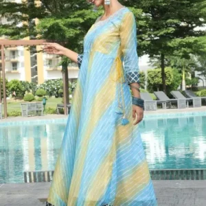 Women's Print A-Line Ethnic Dress – Style 933