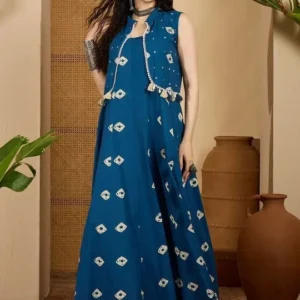 Women's Print Ethnic Dress – Style 930