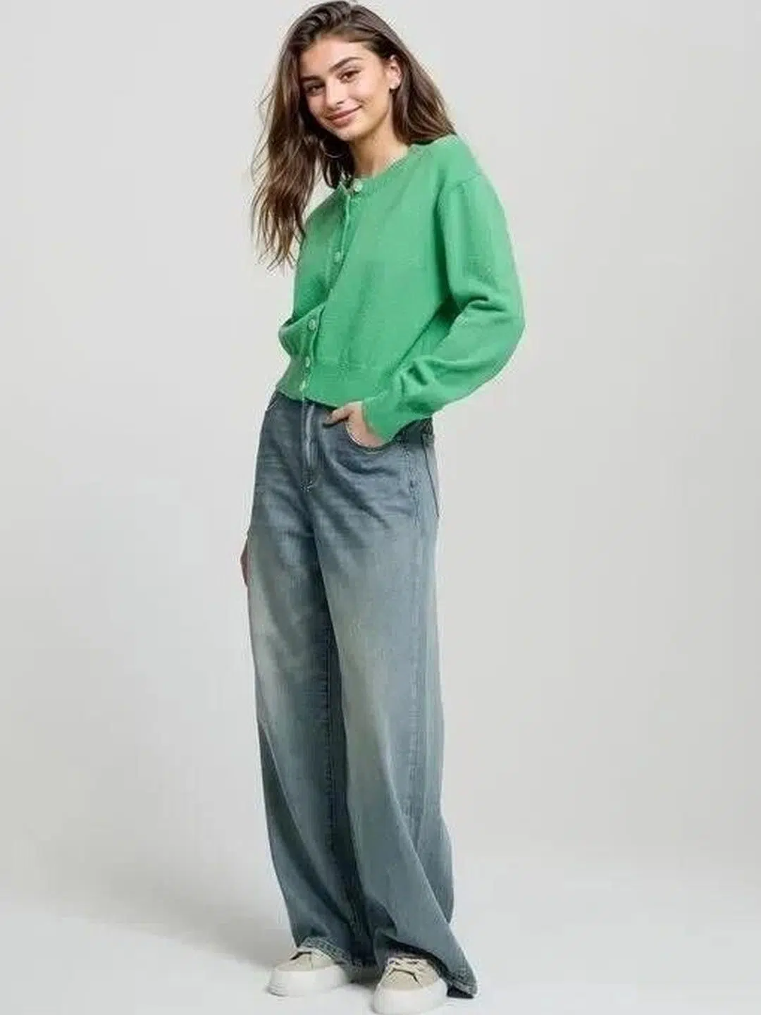 Women's Regular-Fit High-Rise Stretch Jeans – Style 125