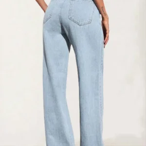 Women's Straight-Fit High-Rise Stretch Jeans – Style 256
