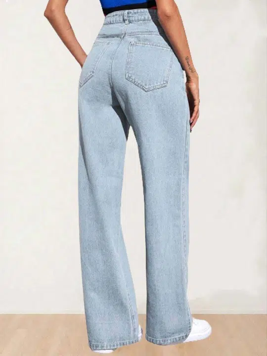 Women's Straight-Fit High-Rise Stretch Jeans – Style 256