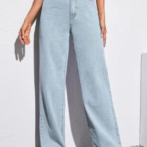 Women's Straight-Fit High-Rise Stretch Jeans – Style 351