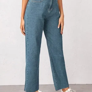 Women's Straight-Fit High-Rise Stretch Jeans – Style 848