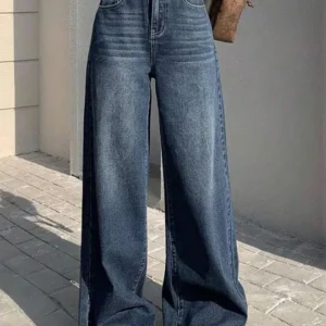 Women's Wide Leg High-Rise Stretch Jeans – Style 769